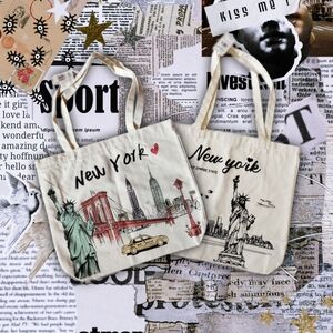 2 New York City Tote bag Bundle Set